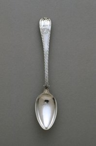 Čajová lžička, c. 1765-1790 (stříbro)