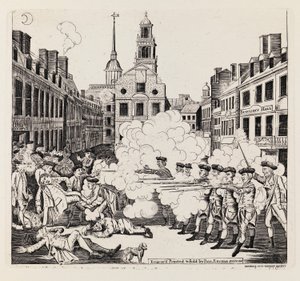 Krvavý masakr od Paul Revere