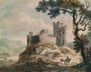 Starý hrad, c1764 od Paul Sandby
