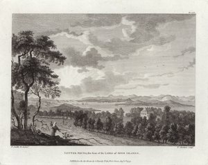 Dopis Shuna, sídlo ostrovů Laird of Appin od Paul Sandby