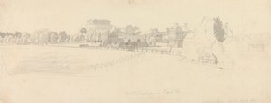 Hrad Nottingham od Paul Sandby