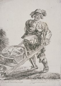 Prodejce drobů, Cries of London, 1760 od Paul Sandby