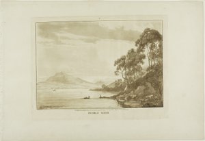 Pimble Meer, desátá deska z knihy Dvanáct pohledů na Wales od Paul Sandby