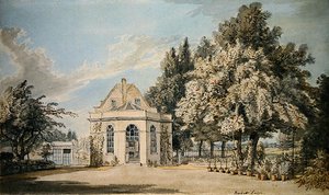 Rackett Lodge, Wandsworth (akvarel přes tužku na papíře) od Paul Sandby