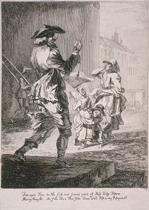 Pouliční baviči, Cries of London, 1760