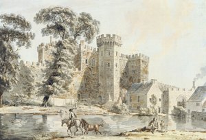 Jižní brána hradu Cardiff od Paul Sandby