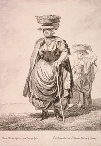 Dva prodejci ústřic, Cries of London, 1760 od Paul Sandby