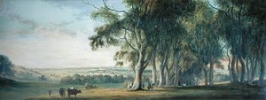 Pohled na Windsor ze Snow Hill ve Velkém parku od Paul Sandby