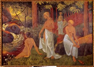 Obraz Bathers od Paula Serusiera (1863-1927) 1908 Paříž, Městské muzeum moderního umění od Paul Sérusier