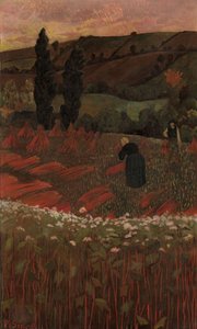 Sklizeň pohanky od Paul Sérusier