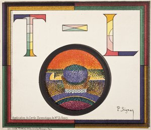 Použití chromatického kruhu pana Charlese Henryho od Paul Signac
