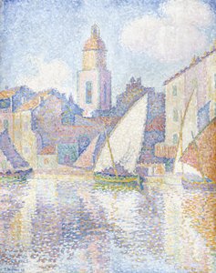 Zvonice v Saint Tropez, 1896 od Paul Signac