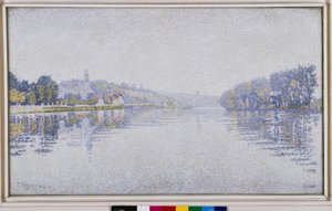 Riverside. Seina v Herblay od Paul Signac