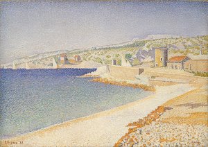Der Pier in Cassis, Opus 198. 1889 od Paul Signac