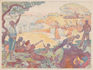 Harmonious Times, 1895-1896. od Paul Signac