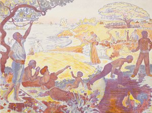 In the Time of Harmony: The Joy of Life - Sunday by the Sea od Paul Signac