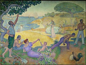 V éře harmonie (malba na plátně) od Paul Signac