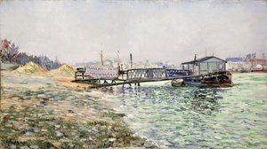 Seina v Jardin des Plantes, 1884 od Paul Signac