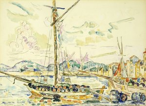 Přístav Saint-Tropez, od Paul Signac