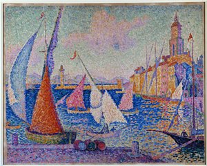Le Quai. St. Tropez (olej na plátně) od Paul Signac