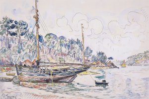 Lézardrieux: pobřeží od Paul Signac