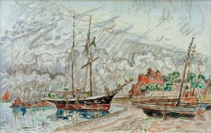P. Signac / Marine a Loquivy od Paul Signac