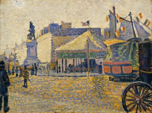 Place de Clichy, 1887 od Paul Signac