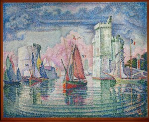 Port de La Rochelle (malba na plátně) od Paul Signac