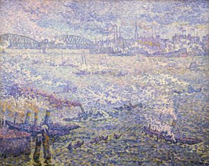 rotterdam. Výpary od Paul Signac