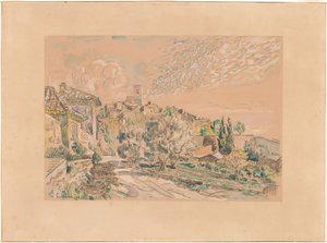 Saint-Paul-de-Vence od Paul Signac