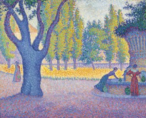 Saint-Tropez, fontána vši, 1895. od Paul Signac