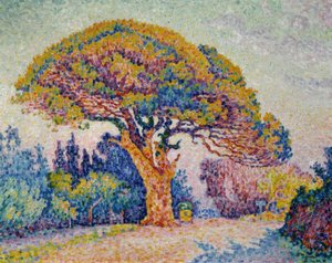 Signac, borovice od Bertauda od Paul Signac
