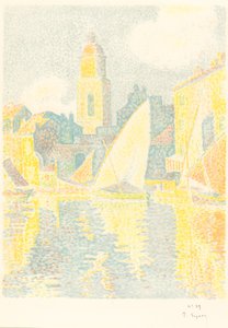 St. Tropez: The Port (Saint-Tropez: Le port) od Paul Signac