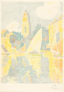 Saint-Tropez: Přístav od Paul Signac