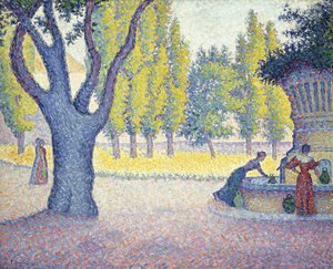 Fountain des Lices v St, 1895 od Paul Signac