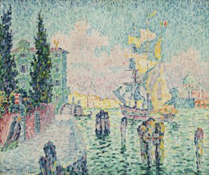 Zelený dům, Benátky, 1905 od Paul Signac