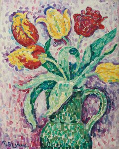 Zelená váza, 1920 od Paul Signac