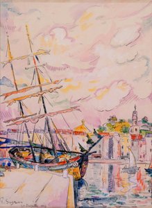 Přístav Saint-Tropez, 1918 od Paul Signac