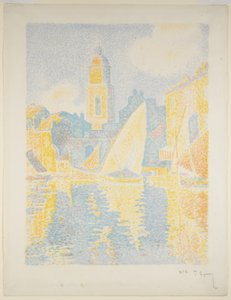 Přístav Saint-Tropez II od Paul Signac