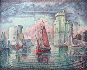 Přístav La Rochelle - olej na plátně od Paul Signac