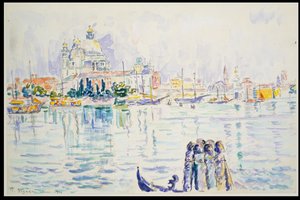 Benátky, Velký kanál od Paul Signac