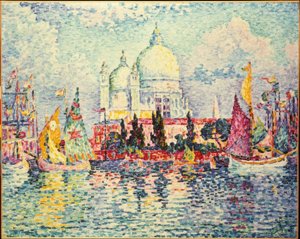 Benátky - La Salute od Paul Signac