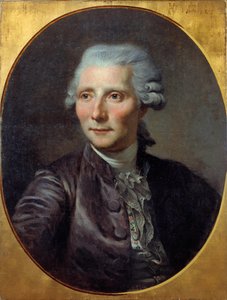 Portrét muže (dříve ztotožňován s Pierrem Augustinem Caron de Beaumarchais (1732 - 1799). Malba Paula Constanta Soyera (1823-1903) (z obrazu Jean Baptiste Greuze), olej na plátně