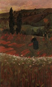 Sklizeň pohanky od Paul Sérusier