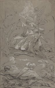 Kristus v zahradě Getsemanské, 1712-62. od Paul Troger