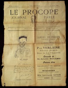 Journal du Procope, pařížská kavárna
