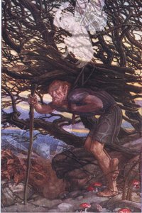 A přesto potřebuji kletbu, ilustrace z Bouře, 1908 od Paul Vincent Woodroffe