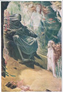 Uvědomte si pět lží svého otce: z jeho kostí jsou vyrobeny korály, ilustrace z Bouře, 1908