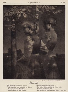 Večerní mír (litho) od Paul Wilhelm Keller-Reutlingen