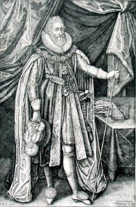 Ludovick Stuart, vévoda z Richmondu a Lennoxu (1574-1624), ryl Joannes Barra (1581-1634) od William Walcutt